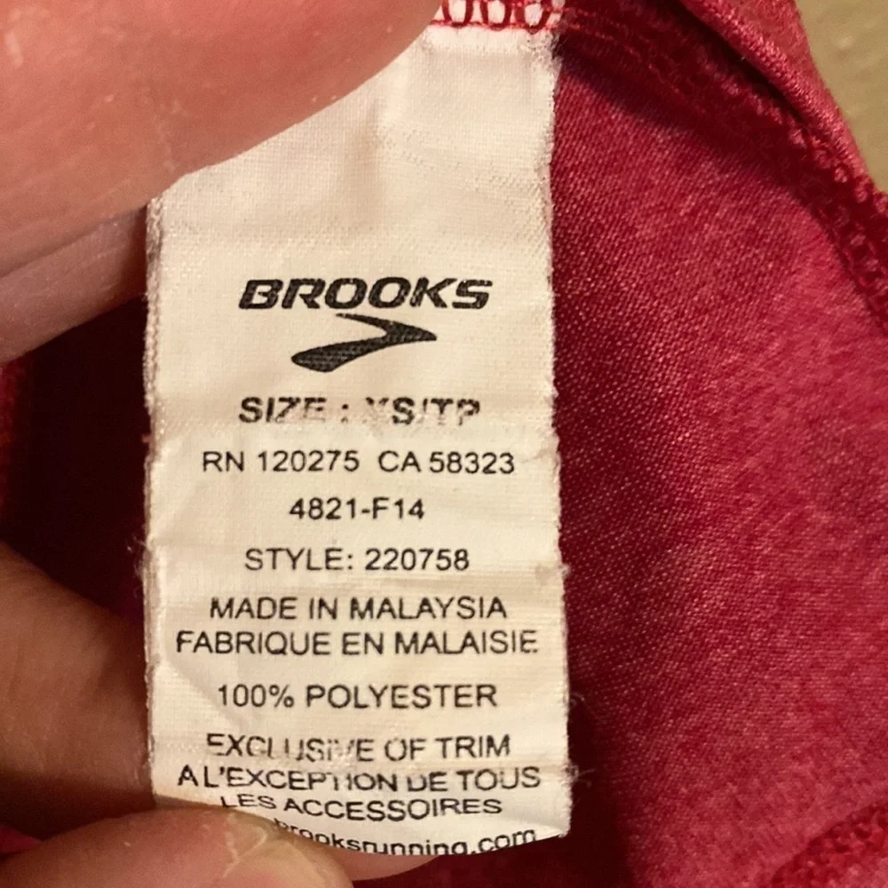 Brooks running shirt Size XS